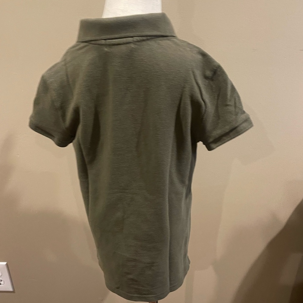 Polo Ralph Lauren Olive Green Polo Shirt - Size M (8-10) - Picture 3 of 5